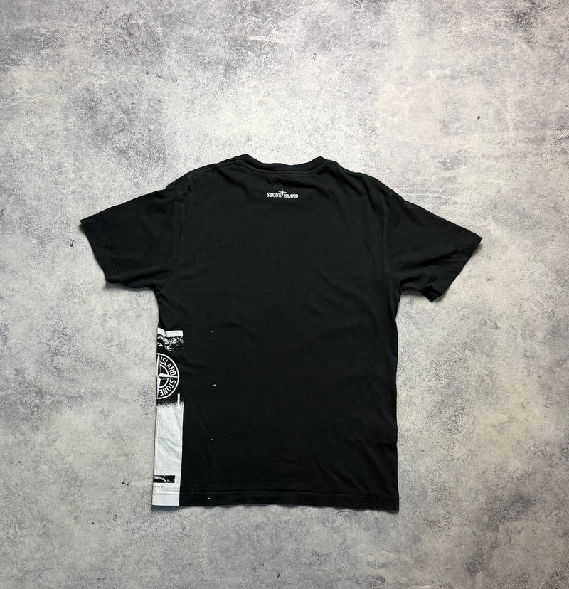 Stone island 2020 black graphic tee