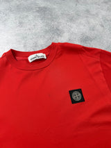 Stone island red tee
