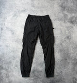 Stone island black cargo trousers