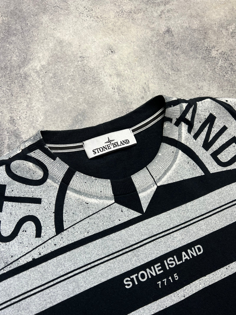 Stone island 2022 navy graphic tee
