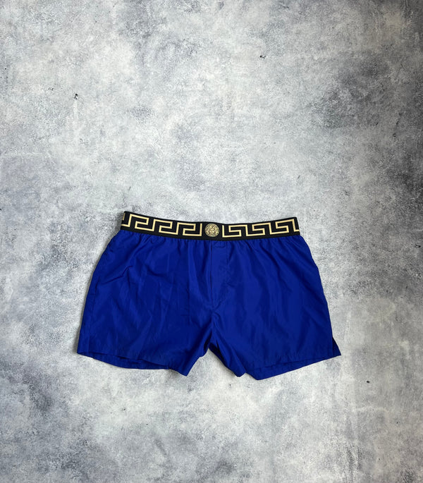 Versace royal blue swim shorts