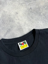 Bape black rainbow shark tee