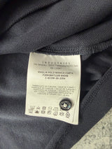 Moncler navy large logo polo shirt