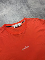 Stone island orange graphic tee