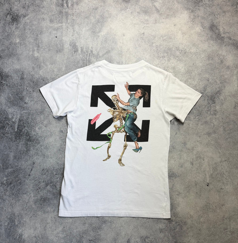 Off-white pascal skeleton white tee