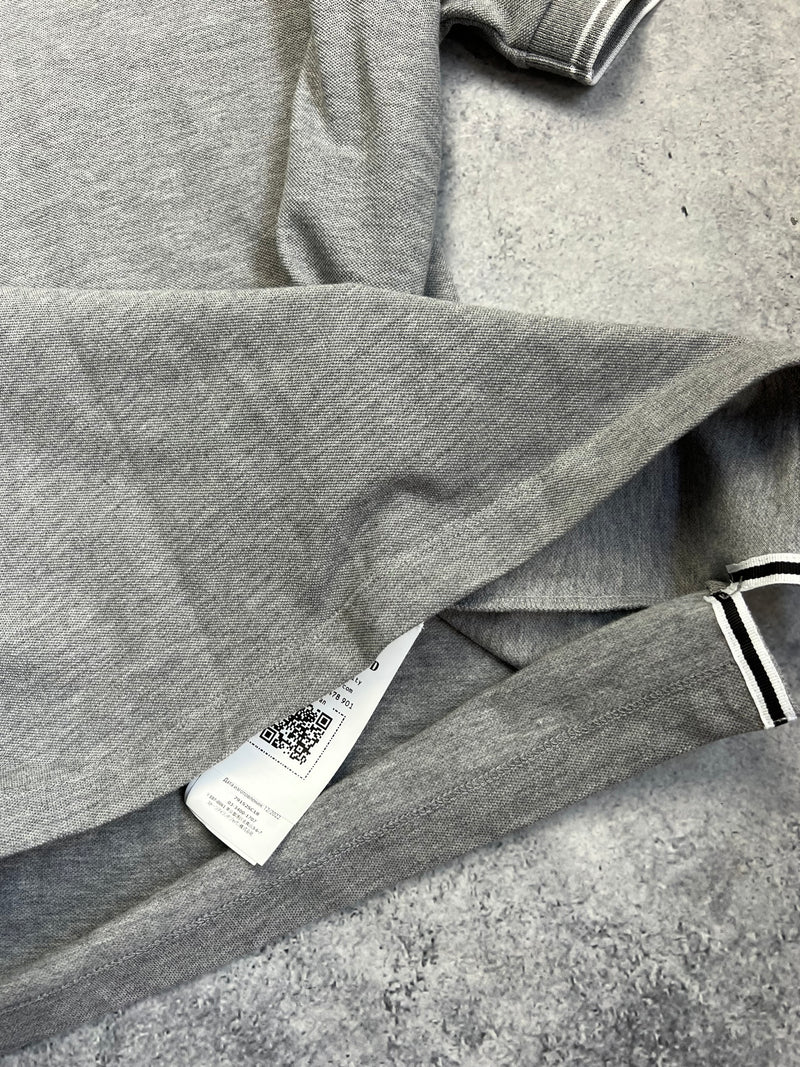 Stone island 2023 grey polo shirt