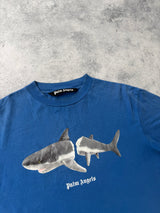 Palm angels blue shark tee
