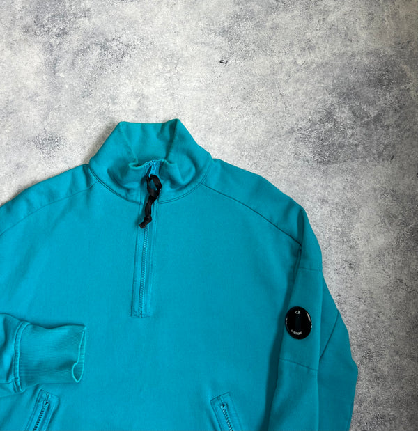 CP company blue 1/4 zip jumper