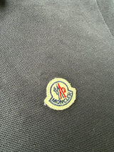 Moncler navy polo shirt
