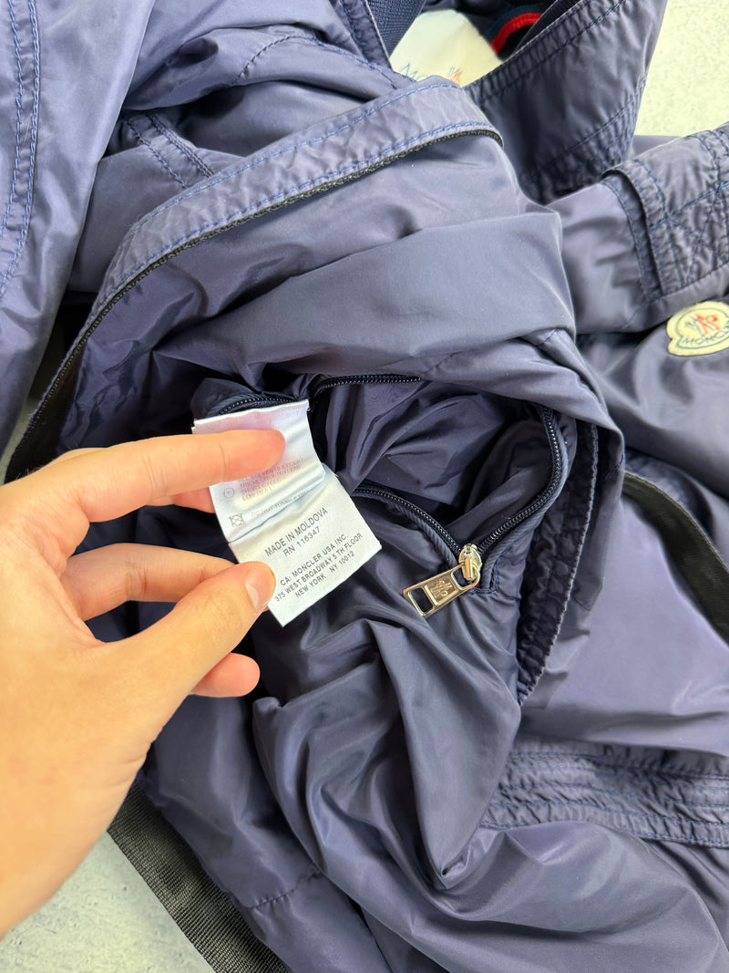 Moncler mate multi pocket navy jacket