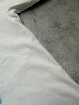 Bape blue camo shark graphic white tee