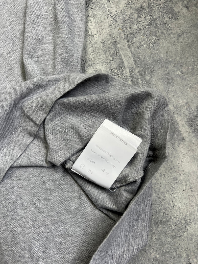 Moncler big logo grey tee