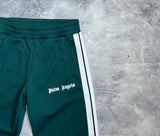 Palm angels dark green track pants