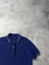 Prada blue polo shirt black label