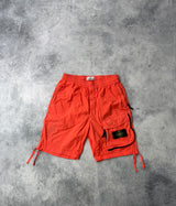 Stone island SS22 orange cargo shorts