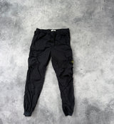 Stone island 2024 navy cuffed cargo trousers