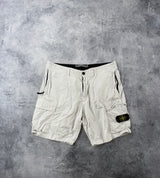 Stone island sky blue tela cargo shorts