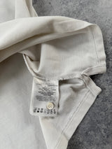 Moncler white polo shirt