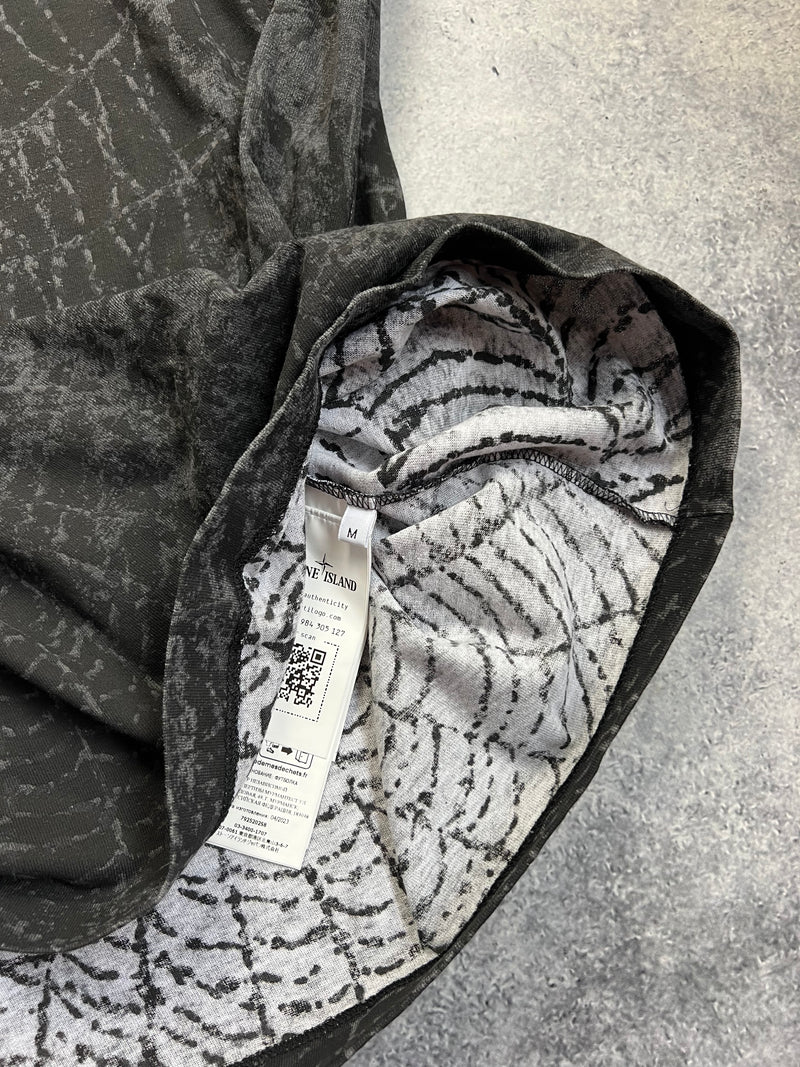 Stone island x supreme 2023 spiderweb tee