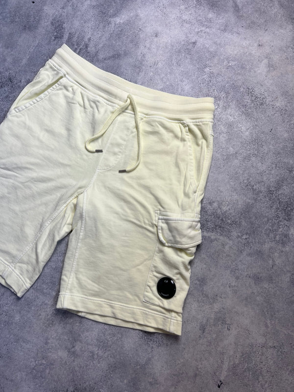 CP company yellow cotton shorts
