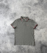 Moncler grey polo shirt