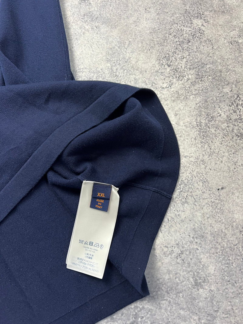 Louis Vuitton watercolour navy tee