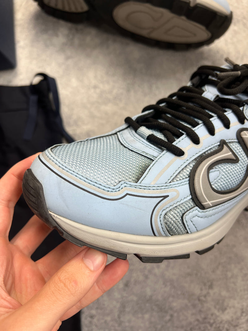 Dior B30 blue & grey reflective trainers