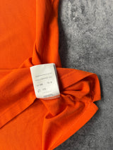 Moncler orange polo shirt