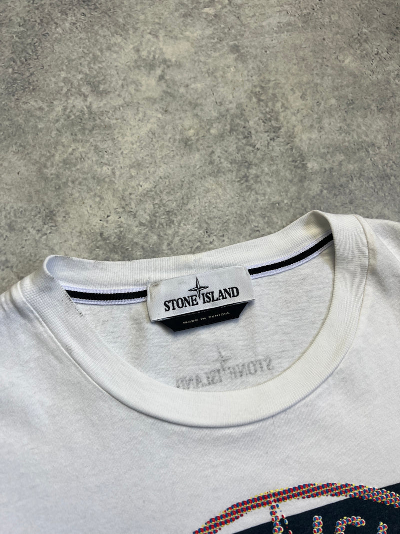 Stone island 2022 white tee