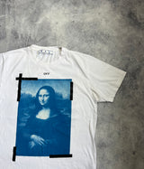 Off-white Mona Lisa white graphic tee