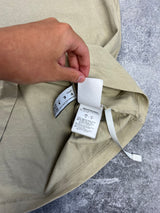 Off-white beige graphic tee