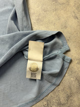 Moncler light blue polo shirt