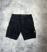 Stone island 2015 black cargo shorts