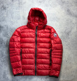 Canada goose red rouge Crofton hooded jacket
