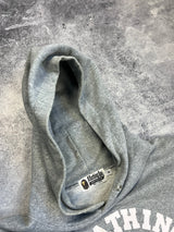 Bape grey college logo hoodie