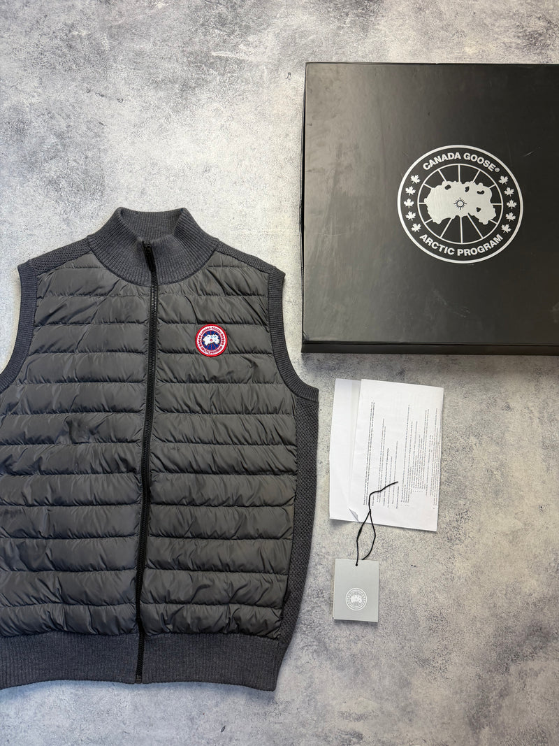 Canada goose iron grey Hybridge knit gilet