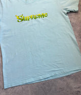 Supreme shrek baby blue tee