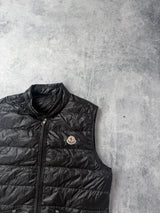 Moncler black GUI gilet