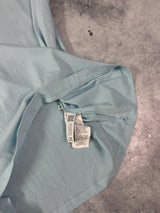 CP company baby blue block logo tee