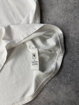 Yelir world white logo tee