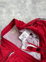 Moncler red swim shorts