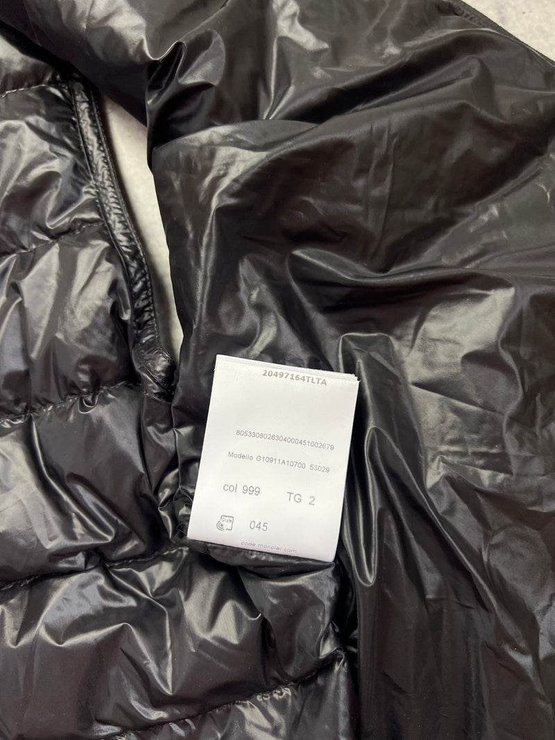 Moncler black GUI gilet