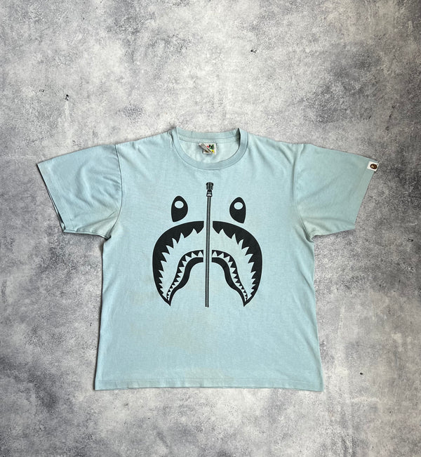 Bape baby blue shark tee