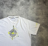 Stone island 2021 white graphic tee