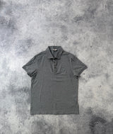 Moncler grey polo shirt