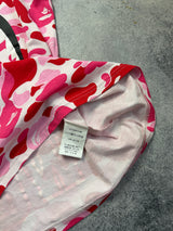 Bape pink camo tee