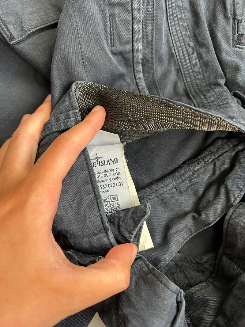 Stone island 2015 navy blue cargo trousers