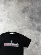 Stone island SS22 black embroidered tee
