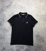Moncler navy polo shirt