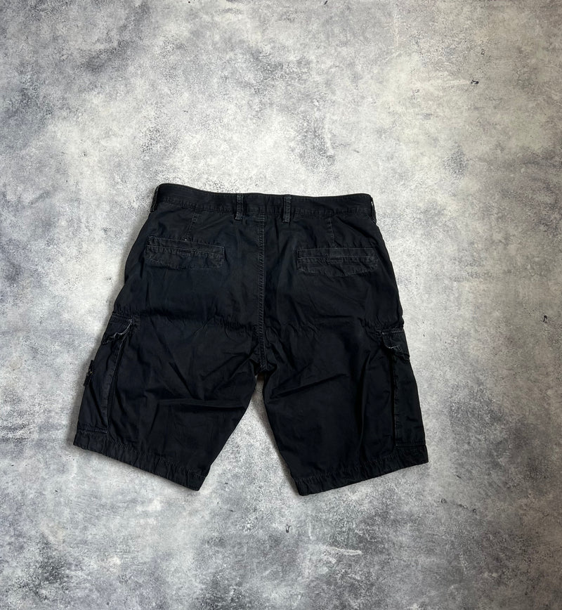 Stone island 2015 black cargo shorts